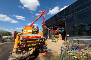 New Screw Pump Installation & Motor Gearbox Plinth Works